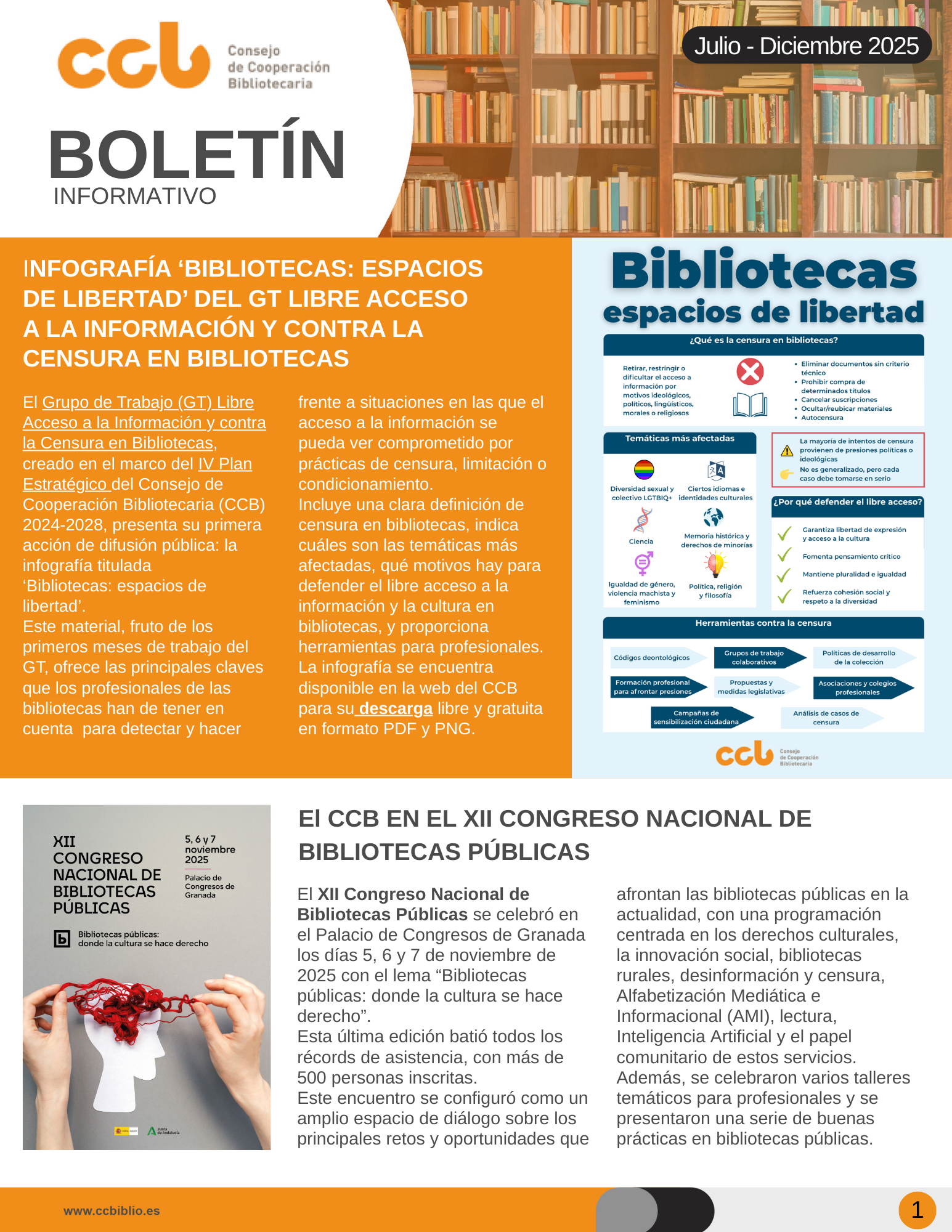 El CCB publica el cuarto número de su Boletín informativo