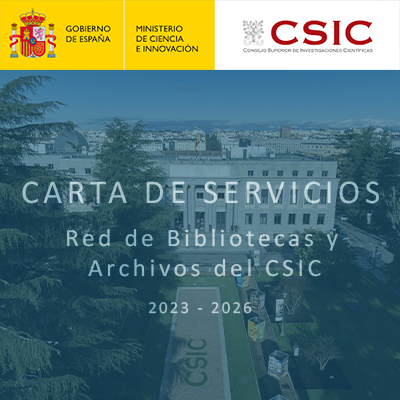 Renovada la Carta de servicios de la Red de Bibliotecas y Archivos del CSIC para el período 2023-2026
