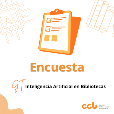 El CCB pone en marcha una encuesta sobre el uso y la percepción de la Inteligencia Artificial en las bibliotecas españolas