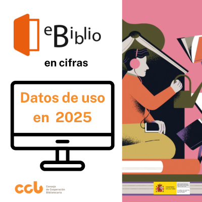 Balance del servicio eBiblio en 2025