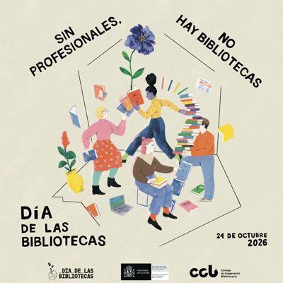 Cartel Día de las bibliotecas 2026