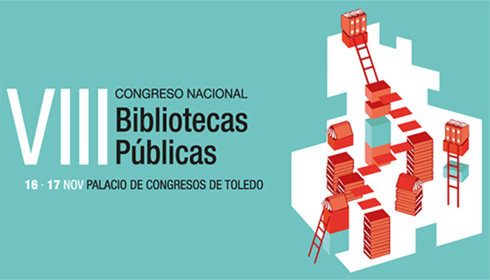 Cartel VIII Congreso Nacional Bibliotecas Públicas