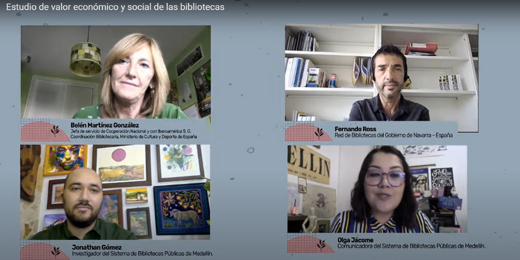 Imagen de la conversación sobre el Estudio de valor económico y social de nuestras bibliotecas