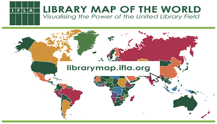 Library map of the world IFLA